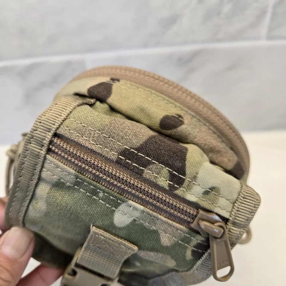 ARMY STYLE SCORPION CAMOUFLAGE 1 QUART CANTEEN POUCH Nwot‎